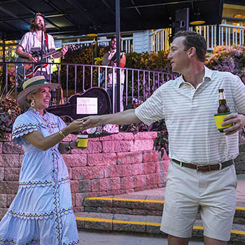 Guests dancing the night away