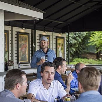 Have a drink from the Rusty Putter Bar on the Sky Deck